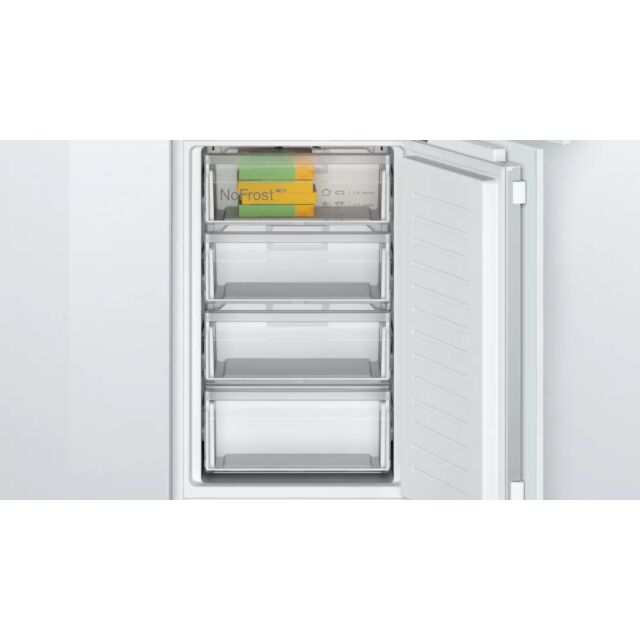 Bosch KIN85NFE0G Series 2 Integrated 50/50 Fridge Freezer, Frost Free, Fixed Hinge