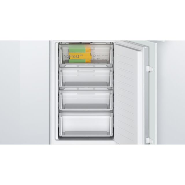 Bosch KIN85NSE0G Series 2 Integrated 50/50 Fridge Freezer, Frost Free, Slider Fixing