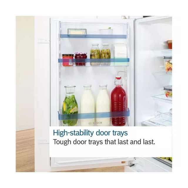 Bosch KIN86VSE0G Series 4 Integrated Fridge Freezer, Frost Free,Vita Fresh Drawer, Slider Fixing