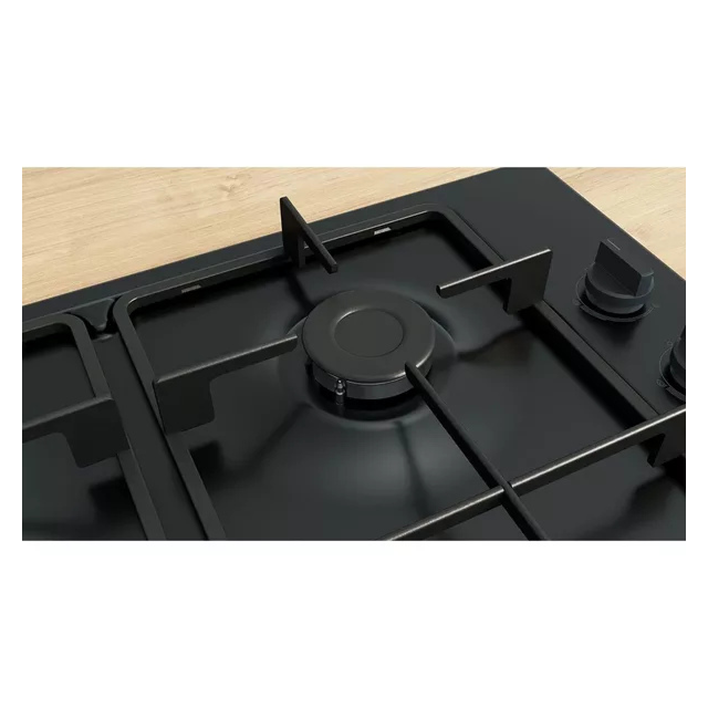 Bosch PBP6B6K60 Series 2 60cm 4 Burner Gas Hob, Black