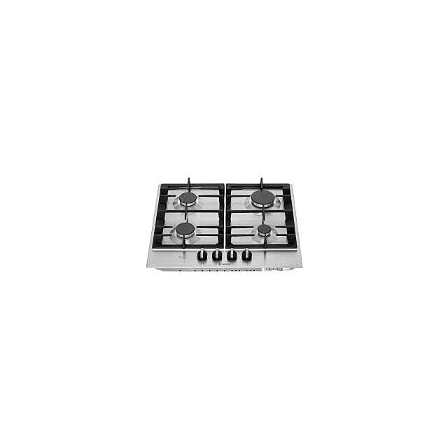 Bosch Series 6 60cm Gas Hob, 4 burners, FlameSelect, Cast Iron supports 