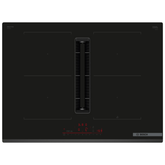 Bosch PVQ731H26E Series 6 70cm Venting Induction Hob, 2x Combizones,