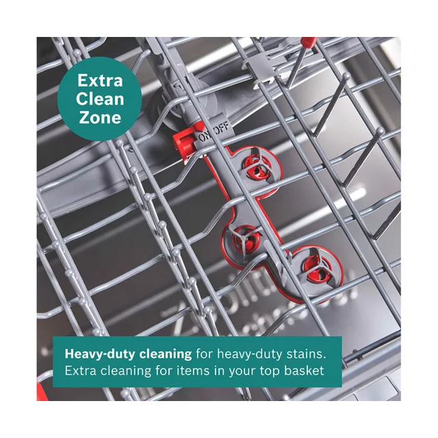 Bosch SMD6YCX01G Series 6 Fully Integrated Dishwasher, A Rated, Cutlery Tray, PerfectDry, Zeolith 
