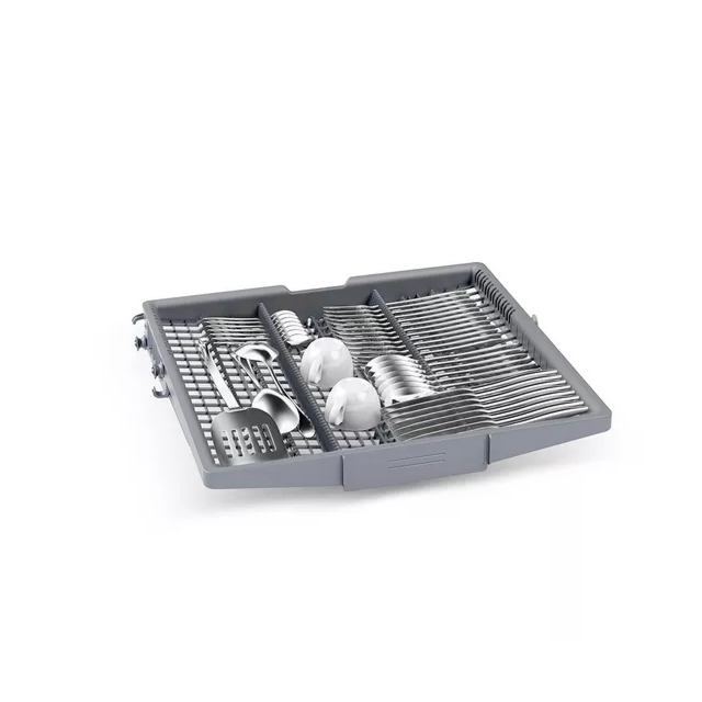 Bosch SMD6YCX01G Series 6 Fully Integrated Dishwasher, A Rated, Cutlery Tray, PerfectDry, Zeolith 