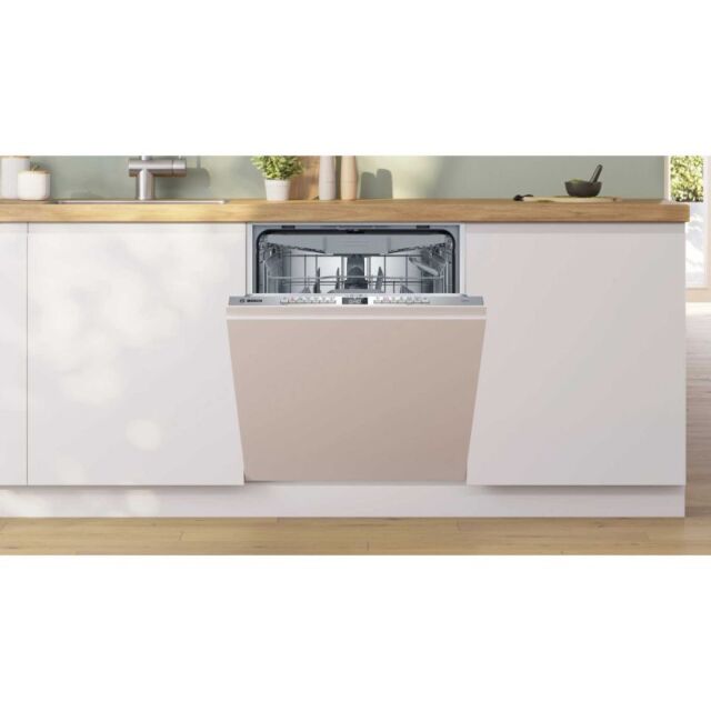 Bosch SMH4HVX14G Series 4 Fully Integrated Dishwasher, 14 Place Settings, C Rated