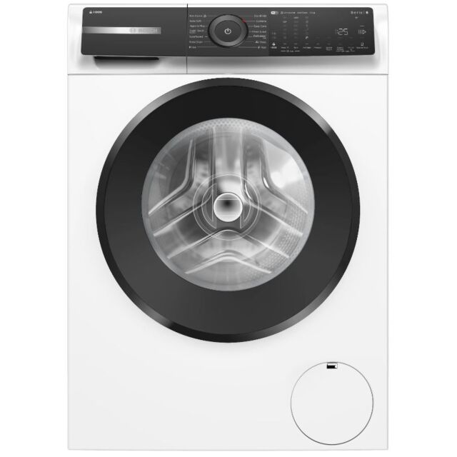 Bosch WGH254A0GB Series 6 White Capacity 10kg, 1400rpm, i-DOS, Iron Assist, Detergent Scan, Anti Sta