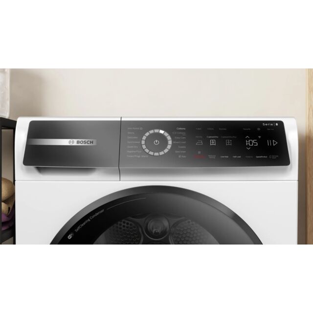 Bosch WQB246C9GB 9kg Heat Pump Tumble Dryer - White
