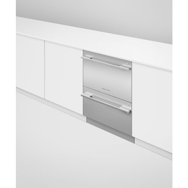 Fisher + Paykel DD60DDFHX9 Series 9 Integrated Double Dishdrawer™ Dishwasher, 12 Place Settings, E Rated, 82354