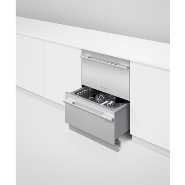 Fisher + Paykel DD60DDFHX9 Series 9 Integrated Double Dishdrawer™ Dishwasher, 12 Place Settings, E Rated, 82354