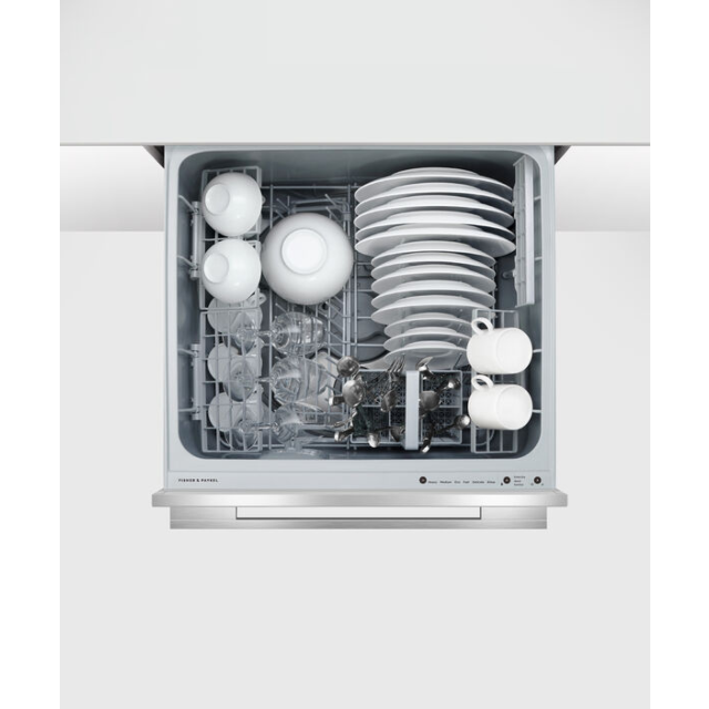Fisher + Paykel DD60SDFHTX9 Series 9 Integrated Tall Single DishDrawer™ Dishwasher, 6 Place Settings