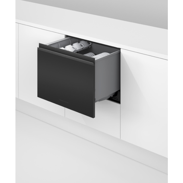 Fisher + Paykel DD60ST4HZB9 Series 9 Integrated Tall Single DishDrawer™ Dishwasher, 6 Place Settings