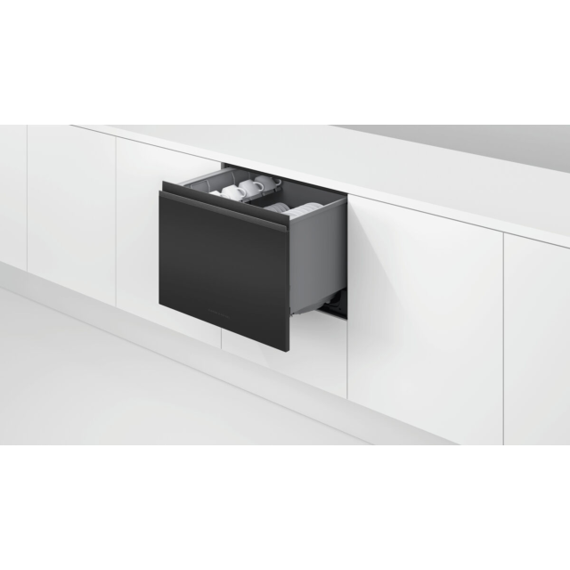 Fisher + Paykel DD60ST4HZB9 Series 9 Integrated Tall Single DishDrawer™ Dishwasher, 6 Place Settings