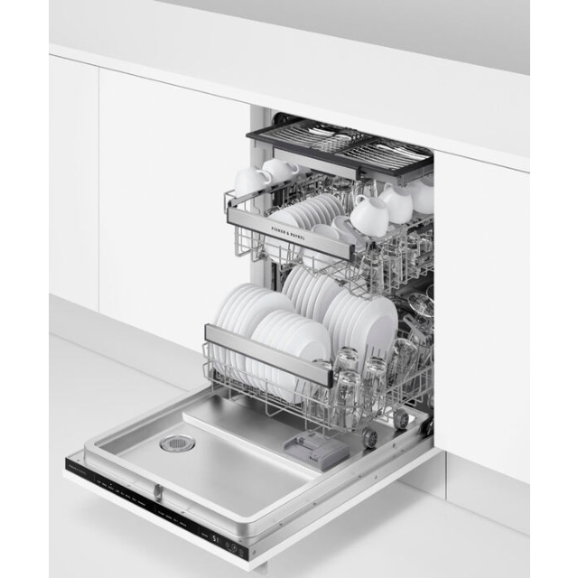 Fisher + Paykel DW60UT4HI2 Series 9 Fully Integrated Dishwasher, 16 Place Settings, B Rated, 82990