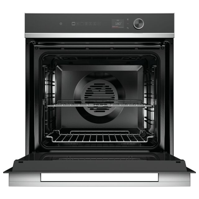 Fisher + Paykel OB60SD9PLX1 / OM60NDLX1 Ex Display Single Oven And Combi Microwave Oven