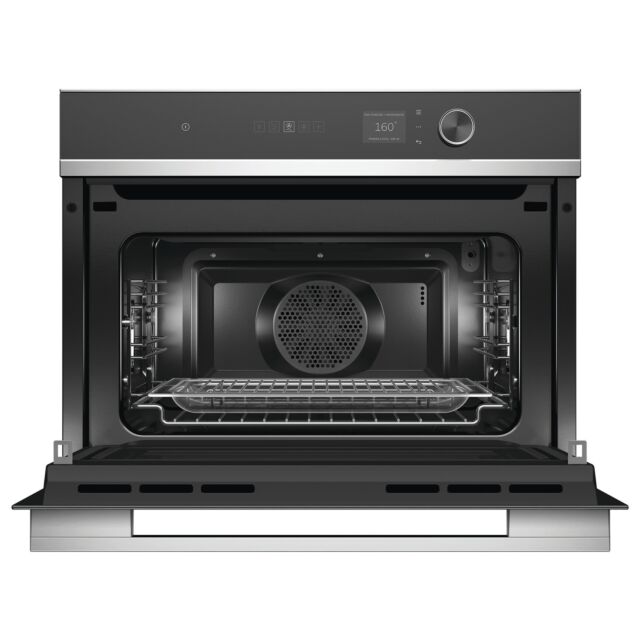 Fisher + Paykel OB60SD9PLX1 / OM60NDLX1 Ex Display Single Oven And Combi Microwave Oven