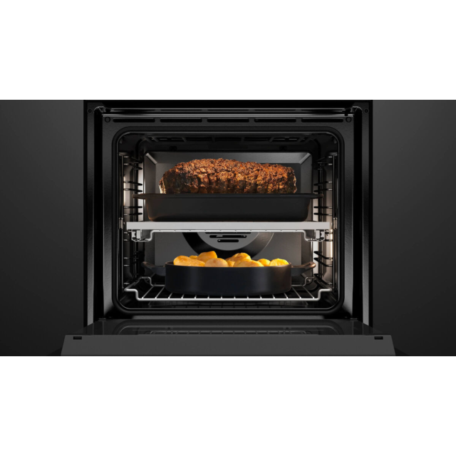 Fisher + Paykel OB60SD9PLX1 Series 7 Single Oven with Pyrolytic Cleaning, Stainless Steel, A Rated