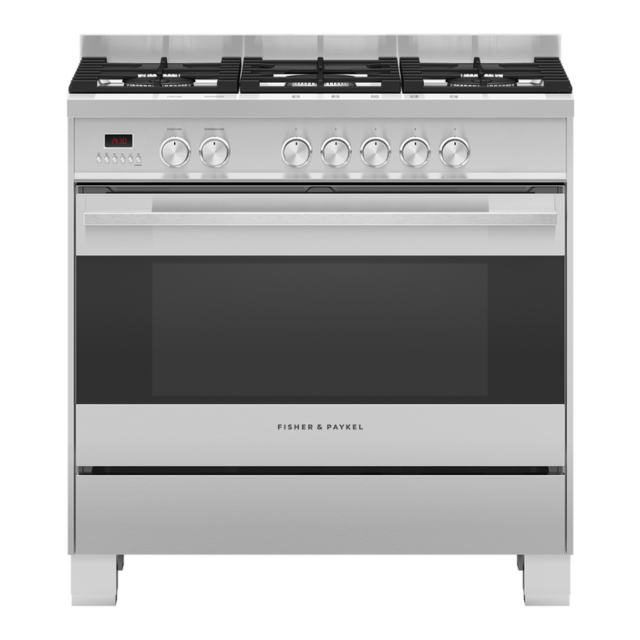 Fisher + Paykel OR90SDG4X1 Series 7 90cm Dual Fuel Range Cooker, Stainless Steel, A Rated, 81723