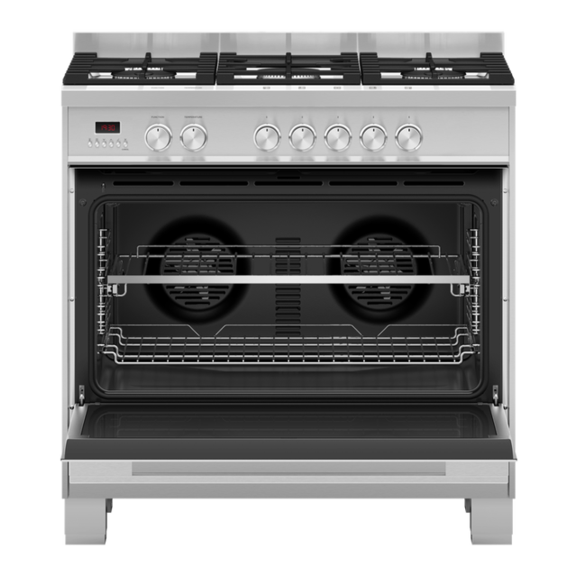 Fisher + Paykel OR90SDG4X1 Series 7 90cm Dual Fuel Range Cooker, Stainless Steel, A Rated, 81723