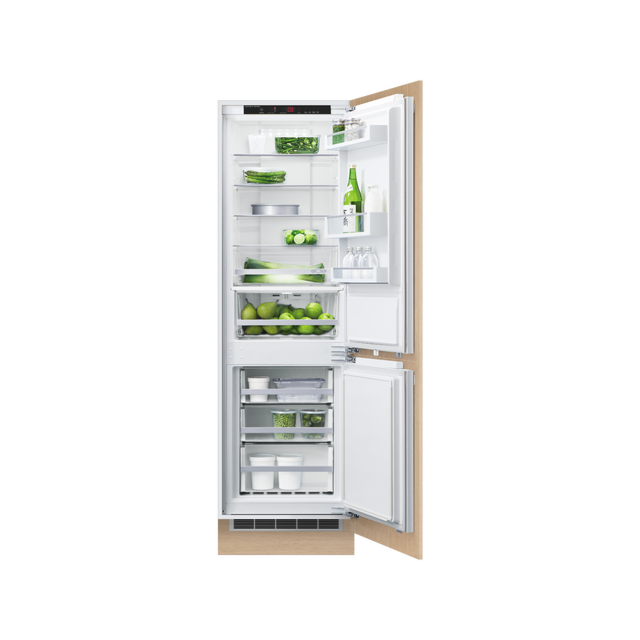 Fisher + Paykel RB60V18M Integrated Fridge Freezer, Frost Free, Fixed Hinge, E Rated