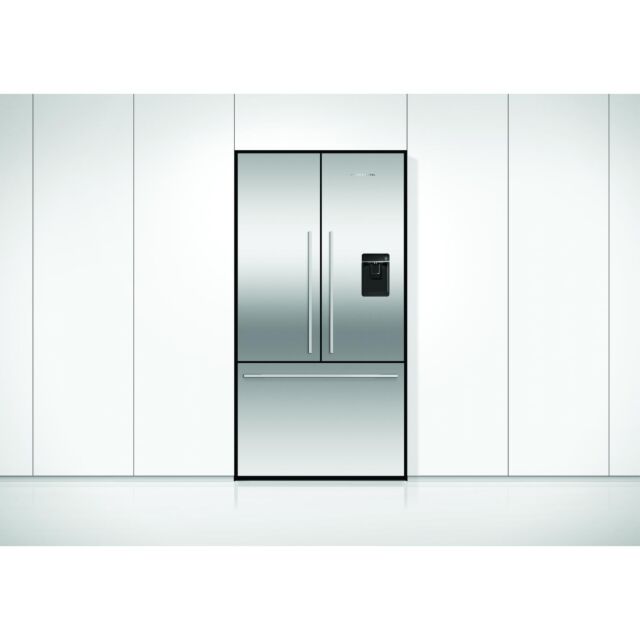 Fisher + Paykel RF540ADUX6 French Door Style American Fridge Freezer, Ice & Water, Stainless Steel, E Rated, Plumbed, 26685