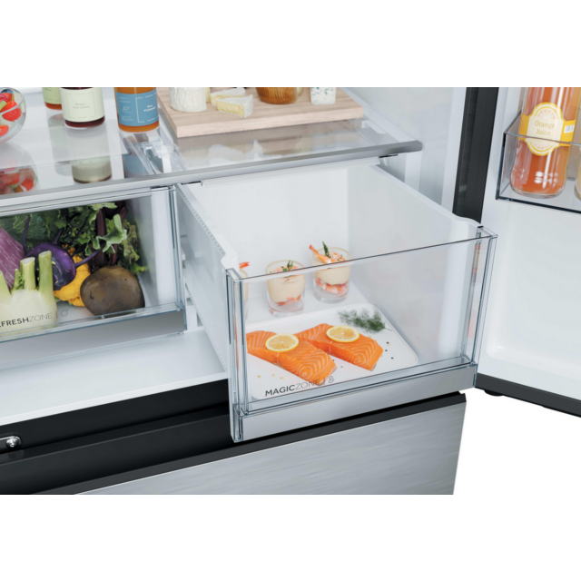 Haier HFKR5718DNMM 60/40 No Frost Multi-door FridgeFreezer