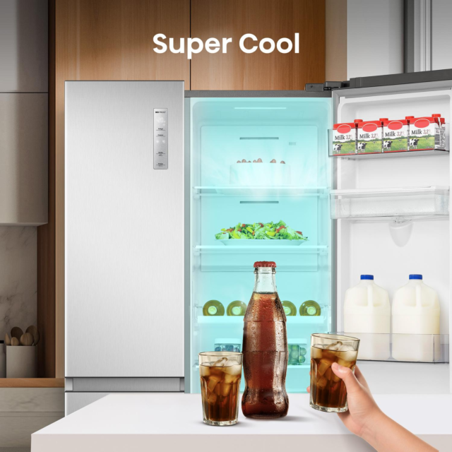 Hisense RS840N4WCE 60/40 Fridge Freezer - Stainless Steel