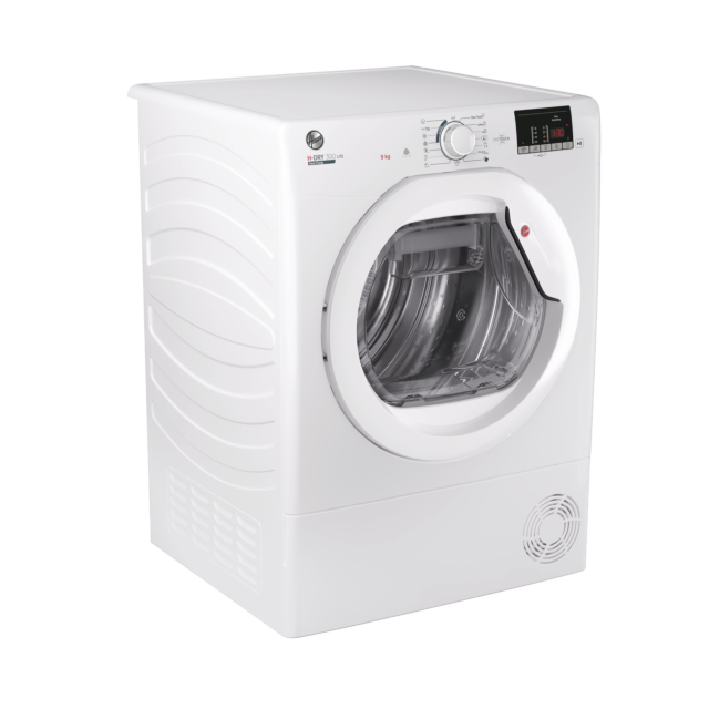 ** EX DISPLAY Hoover HLEH9A2DE 9kg Freestanding Heat Pump Tumble Dryer