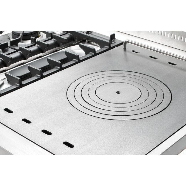 ILVE P12SNE3/ 120Cm Dual Fuel Milano Range Cooker, 5 Gas Burners + Coup De Feu