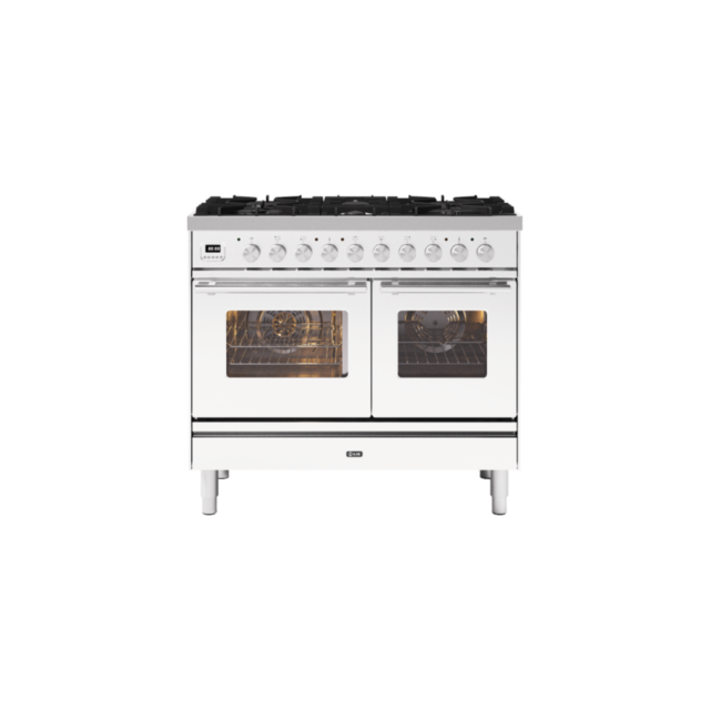ILVE PD106WE3/ 100Cm Dual Fuel Roma Range Cooker, 6 Gas Burners