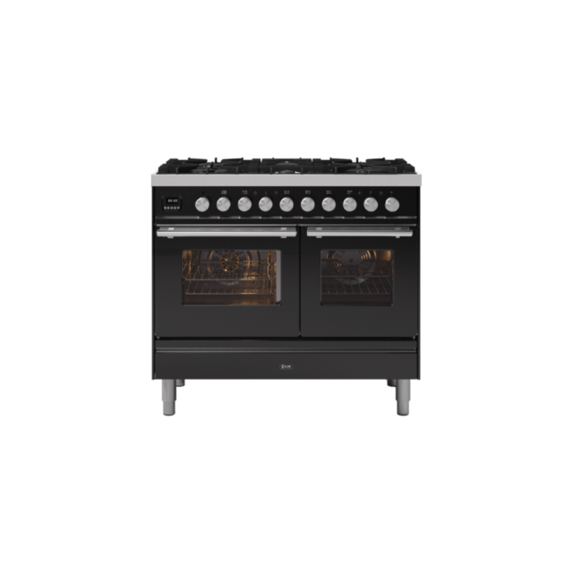 ILVE PD106WE3/ 100Cm Dual Fuel Roma Range Cooker, 6 Gas Burners