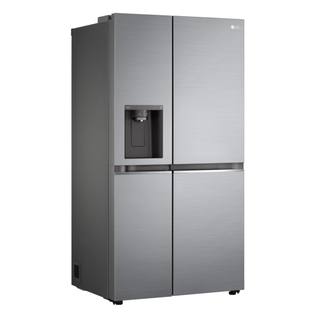 LG GSLV71PZTD 91.3cm Frost Free American Style Fridge Freezer - Shiny Steel