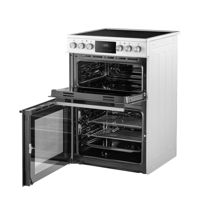 Midea MFO24EME4R118-WH 60cm Double Oven Cooker White