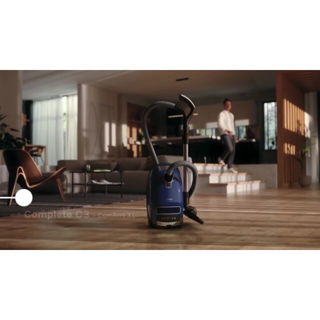 Miele C3COMFORT Bagged Cylinder Vacuum Cleaner - Marine Blue