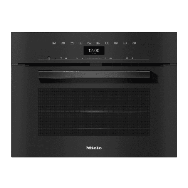 Miele H7440BM OBBL Built-In Compact Oven With Microwave Function, DirectSensor, 80-1000W Microwave,