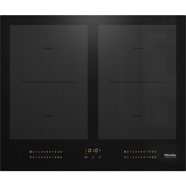 Miele KM7564FL 620mm wide 4 zone Induction Hob, 2 PowerFlex zones, 11144050 