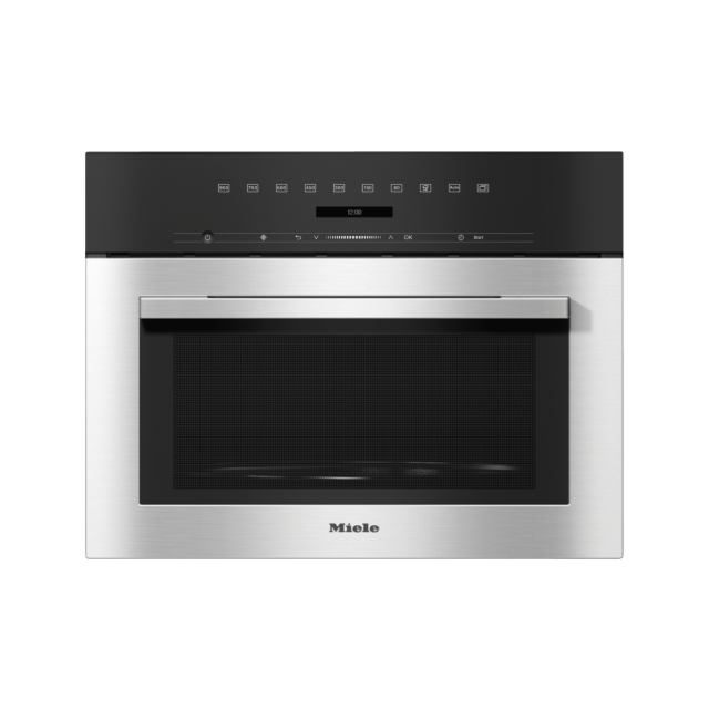 Miele M7140TC CLST Built-In Microwave, Stainless Steel