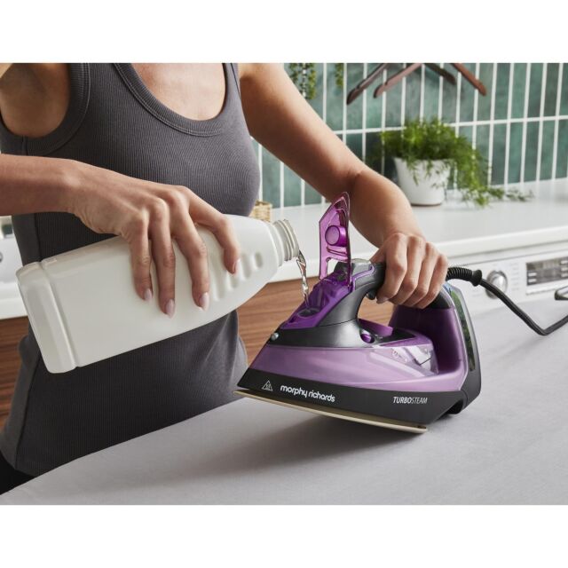 Morphy Richards 303140 Turbosteam 2800W Steam Iron - Purple