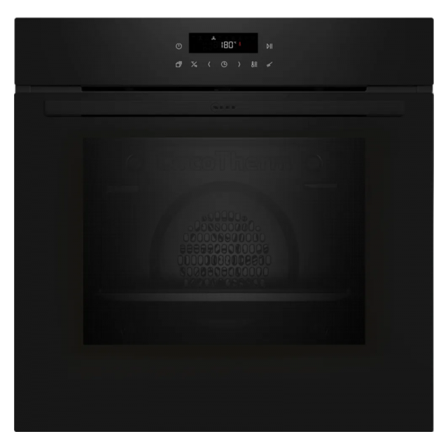Neff B2CCJ7AK0B N30 Built-In Electric Single Oven with Pyrolytic Cleaning, Black, A+ Rated
