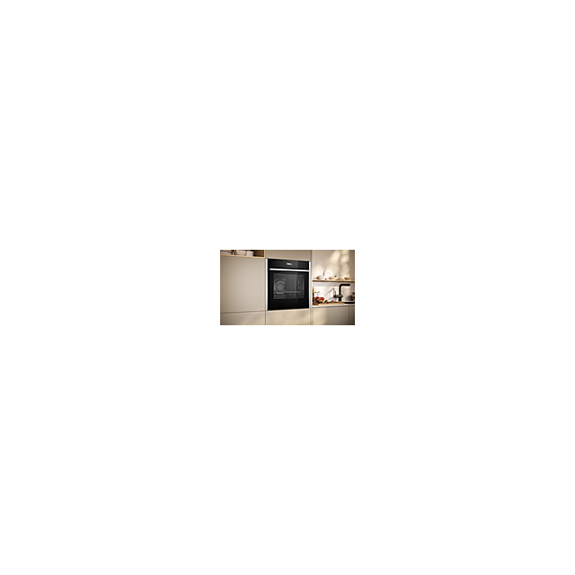 Neff B54CR71N0B N70 Built-In Single Oven, Slide Away Door, Self Cleaning