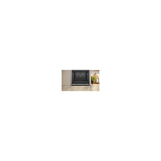 Neff B54CR71N0B N70 Built-In Single Oven, Slide Away Door, Self Cleaning