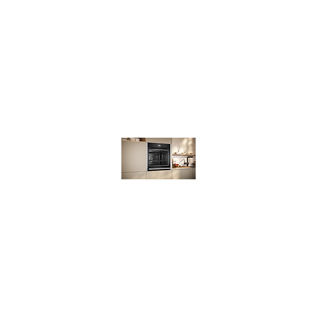 Neff B54CR71N0B N70 Built-In Single Oven, Slide Away Door, Self Cleaning