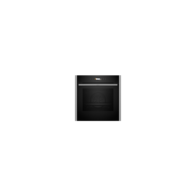 Neff B54CR71N0B N70 Built-In Single Oven, Slide Away Door, Self Cleaning