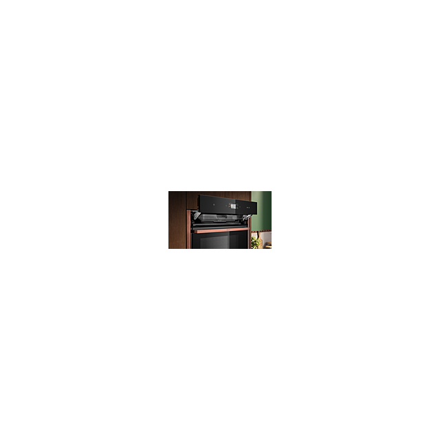 Neff B69VS7MY0A N90 Flex Design Built-in Single Oven With Vario Steam, Slide + Hide, Pyrolytic