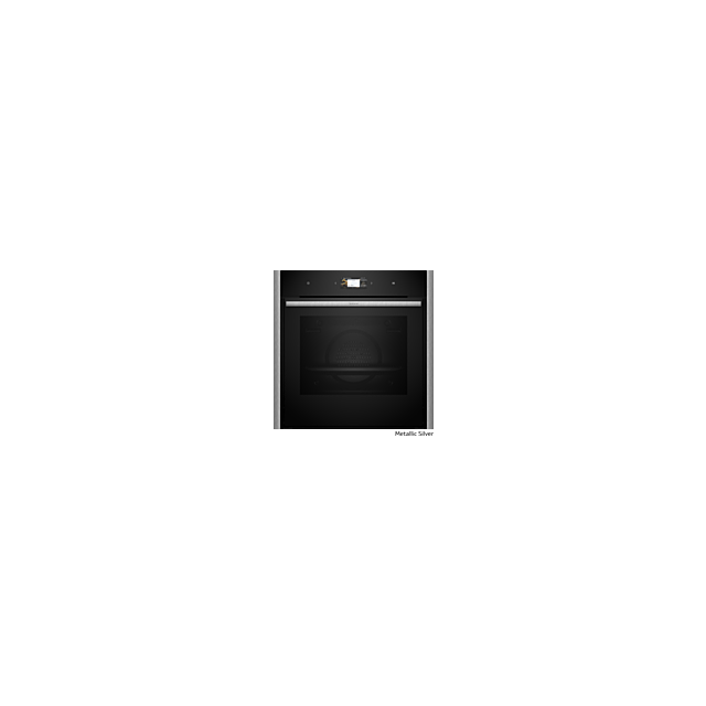 Neff B69VS7MY0A N90 Flex Design Built-in Single Oven With Vario Steam, Slide + Hide, Pyrolytic