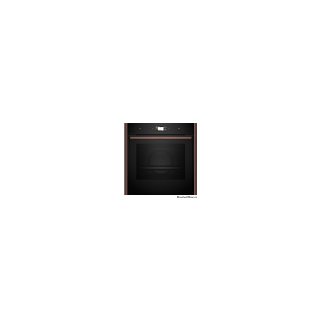 Neff B69VS7MY0A N90 Flex Design Built-in Single Oven With Vario Steam, Slide + Hide, Pyrolytic