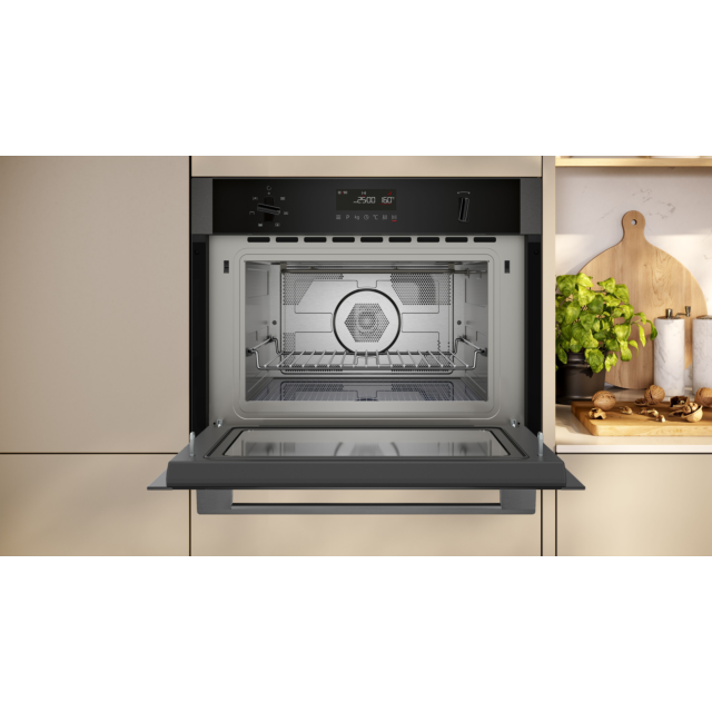 Neff C1AMG84G1B N50 Built-In Combination Microwave Oven, Graphite Grey