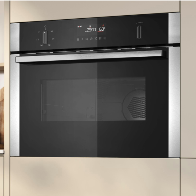 Neff C1AMG84N1B N50 Built-In Combination Microwave Oven, Stainless Steel