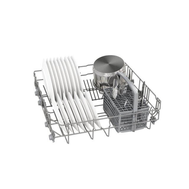Neff S153HKX03G N30 Integrated Dishwasher, Cutlery Basket, 13 Place Settings, D Rated