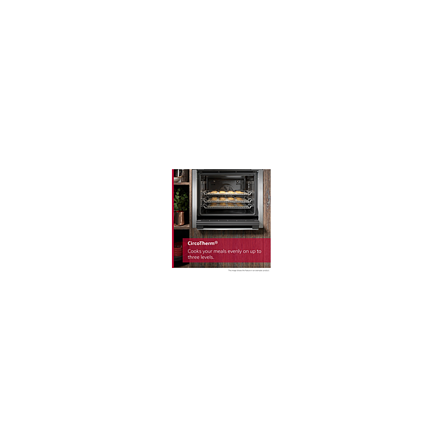 Neff U2ACH7AG7B N50 Built-In Electric Double Oven, Graphite Grey with Pyrolytic Cleaning, A Rated