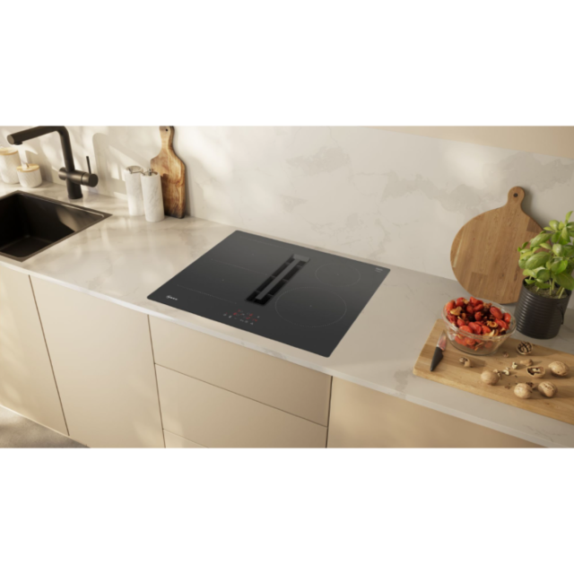 Neff V56NBS1L0 N50 60cm Venting Induction Hob, Touch Control, 4 Zones Including 1X Combi Zone